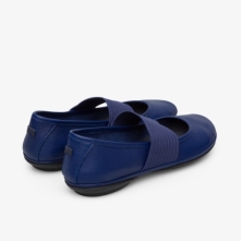 Camper Right Ballerinas Blue - Womens Singapore XMOZQD-205